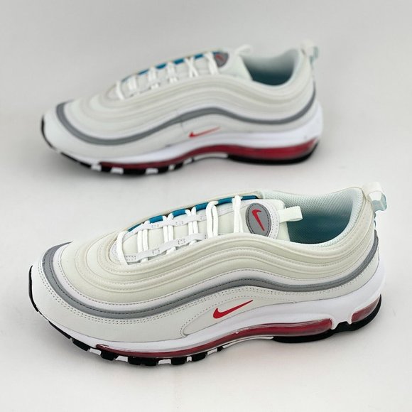 Nike Air Max 97 White Siren Red Women's Size 10 Sneakers Shoes - Picture 3 of 12